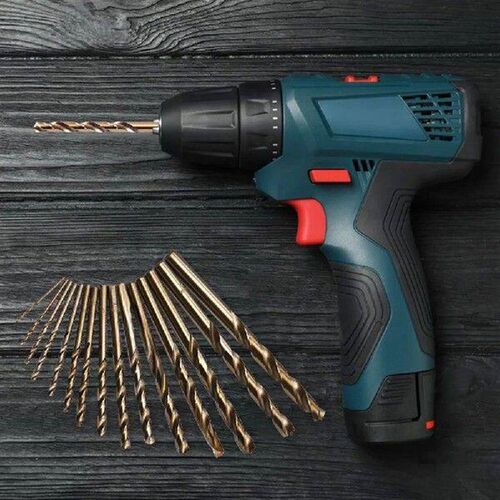 15 Pcs Cobalt Drill Bit Set 1.5-10mm HSSCO M35 Twist Drill