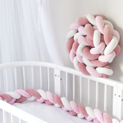 1M/2M/3M/4M Baby Bed Bumper for Newborn Crib Bumper Infant K