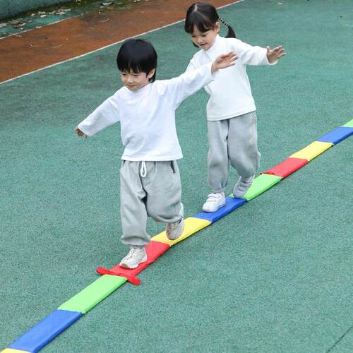 Children Fun Outdoor Games Jump Frame Drill Holes Toys Senso