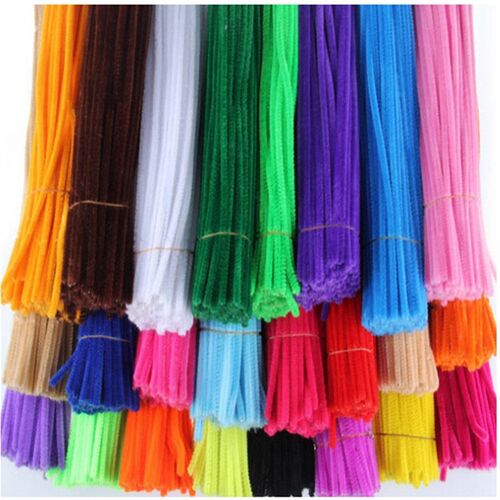 50pcs Chenille Stem Pipe Kids DIY Creative Toys Chenille Sti
