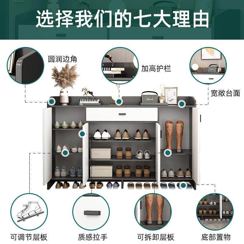 家用门口鞋柜楼道入户玄关大容量鞋柜