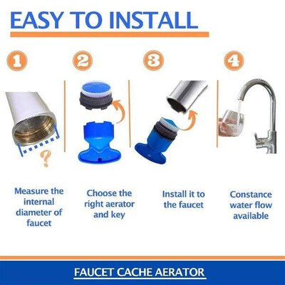 8 Pcs Faucet Aerator 16.2-23.5 Mm Aerators For Faucets