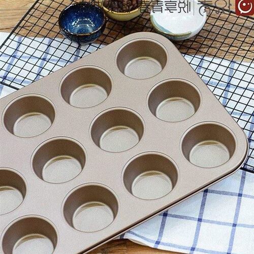 12-piece cake mold non-stick muffin tray baking cup cake b