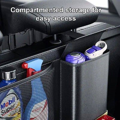 Car Organizer Backseat Waterproof Car Seat Back Storage Bag