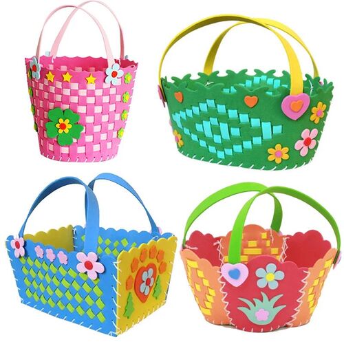 EVA Handmade Woven Paste Basket Childen Toy DIY Handicrafts