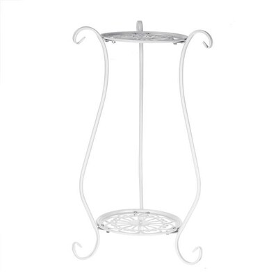 2 Layers Iron Flower Plants Stand Holders Garden stand Rack