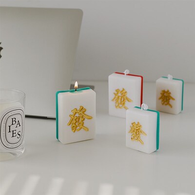 Chinese Style Mahjong Incense Candles Smokeless Household