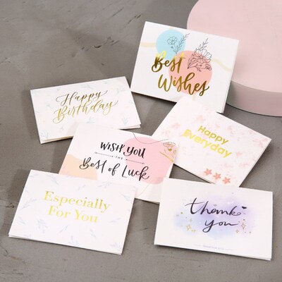 5pcs  nimi thank you card grateful wish card greeting cards
