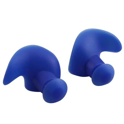 2 Pair Waterproof Soft Earplugs Silicone Portable Ear Plugs