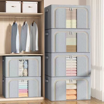 Foldable Oxford Cloth Storage Box Thickened Large Capacity f