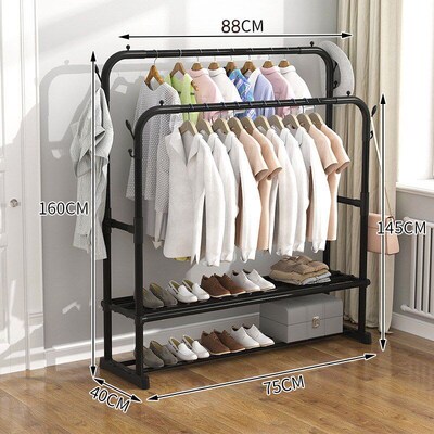 Stand clothes holder rack laundry garment dryer cloth hanger