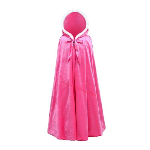 Girls Princess Anna Elsa Aurora Rapunzel Velvet Cosplay