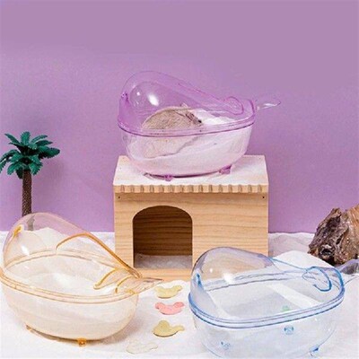 Elegant Hamster Bathtub Box Small Pet Animals Cage