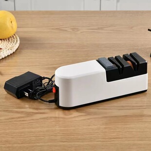 Electric Knife Sharpener Automatic Adjustable USB Rechargabl
