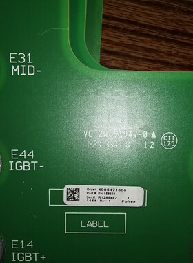 B变频器753 755 滤波电容板 PN-1588 PN-158375