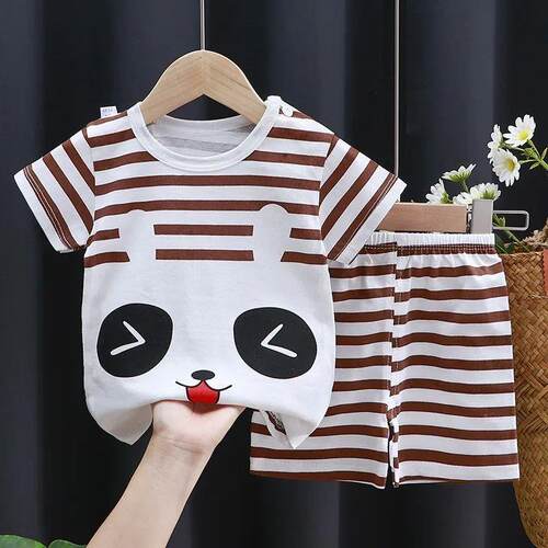 Baby Clothes Suits Cartoon Little Bear TShirt Shorts 2 Piece