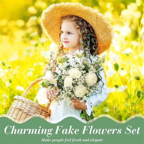 10pcs Artificial Gypsophila Flowers Party Supply Plastic