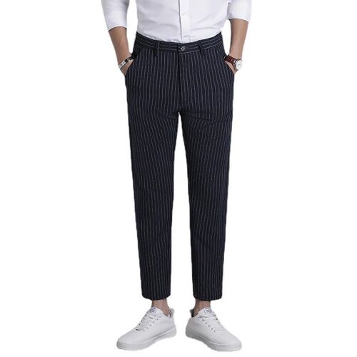 Spring and Summer New Arrival Cropped Suit Pants Mens Thin
