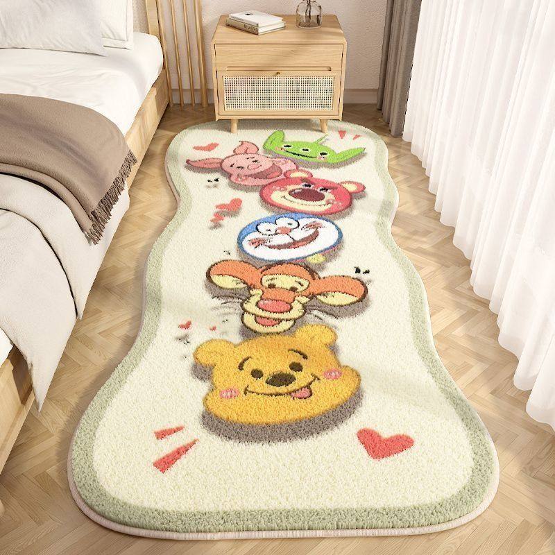 异型卡通床边床尾毯可爱卧室飘窗垫长条家用毯子防滑耐磨地毯客厅,居家布艺,床边毯,淘宝优惠券,粉丝福利购,淘宝优惠卷