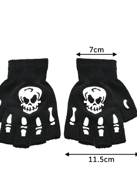 Halloween Supplies Luminous Gloves for Winter Hand Warmer No