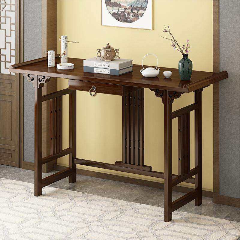 玄关桌中式靠墙供桌新中式古风案几入户正对门玄关台长条桌端景台,3C数码配件,其它配件,淘宝优惠券,粉丝福利购,淘宝优惠卷