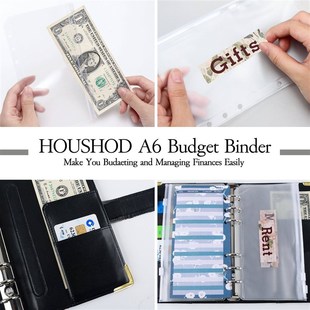 budget binder with 30pcs money organizer cash savings book