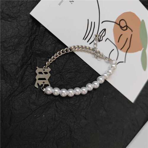 Titanium steel non-fading hip-hop tendy personality ins brle
