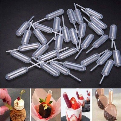 50pcs Mini 4ml Plastic Squeeze Transfer Pipettes Dropper