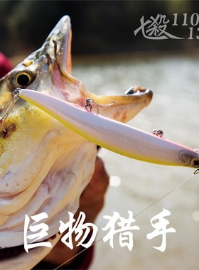 【5折专场】dne去路亚饵七杀米诺远投翘嘴悬浮悬停鲈鱼白条假饵