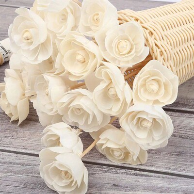 8 Pcs Rattan Sola Flower Essential Oil s Aroma Fragrance Vin