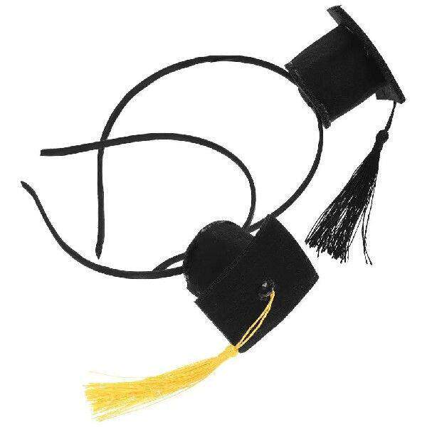 2Pcs Doctor Felt Multi Function Headdress Cloth Graduation