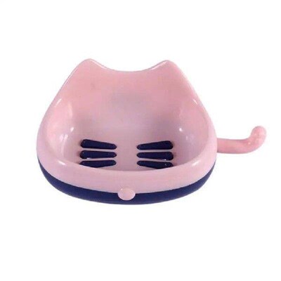 1/3/6PCS Soap Box Holder Cat Claw Suction Cup Wall Mounted