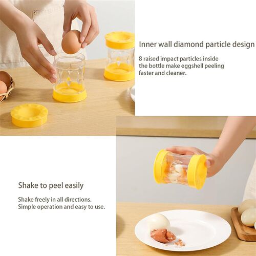 Boiled Egg Peeler sheller egg shell opener opening tool