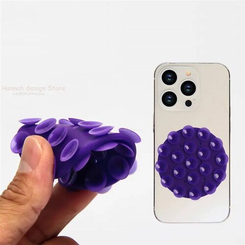 Portable Silicone Suction Cup Back Adhesive Wireless Power B