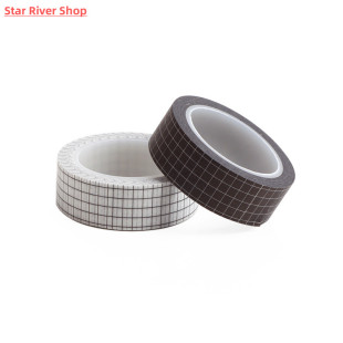 15mm Simple 10m Color Basic Grid Solid Tape Scrapb DIY Washi