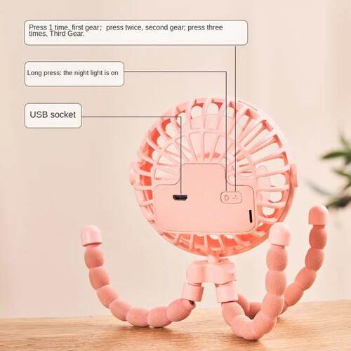 Fan for Cart Stroller Fans Portable Outdoor Fan Clip On for