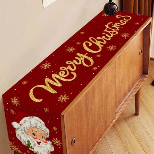 Santa Claus Christmas Table Runner Christmas Decorations For