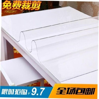 Waterproof PVC Table cloth Transparent Cover Mat Kitchen