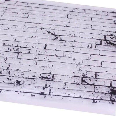 H0XC Wall Brick Silicone Clear Seal Stamp DIY Scraping