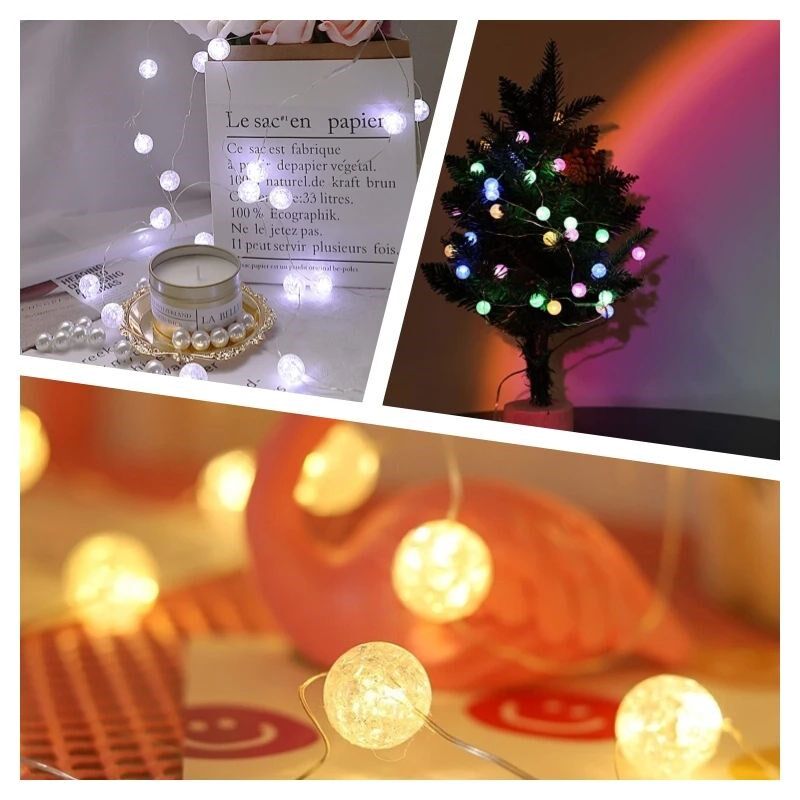 LED Lights Garland Fairy Lights String AG13 Battery-operated