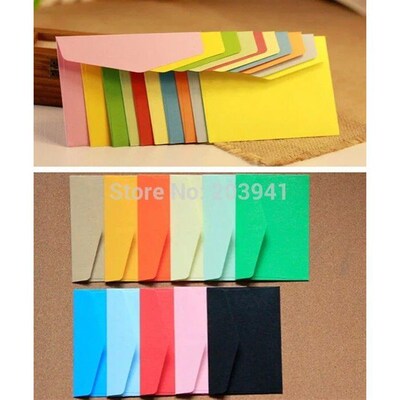 20pcs 120x83mm New Year greeting envelope colors are bright