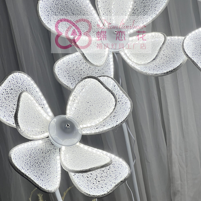 婚庆婚礼道具牡丹花发光路引灯t台蕾丝铁艺舞台场景装饰布艺背景,节庆用品/礼品,路引,淘宝优惠券,粉丝福利购,淘宝优惠卷