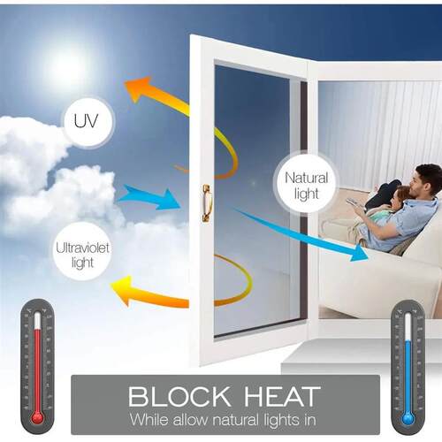 Multi-size One Way Mirror Window Film Privacy Sun Blocking G
