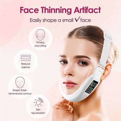 V Line Face Lift Massager Portable Facial Massage Device Rec