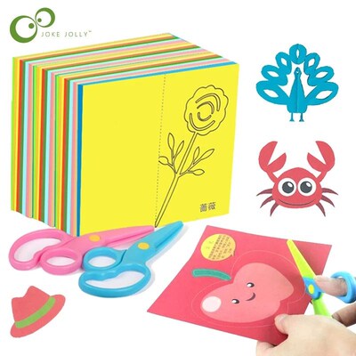 Paper-Cut Set Paper Cutting Scissor Skills Activity Cutting