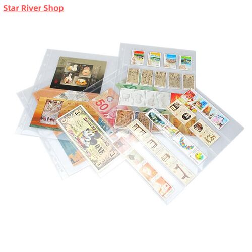 10PCS/Lot stamps lines grid transparent PVC page of stamp al