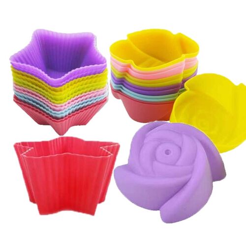 Steamed rice cake mold can bake round heart non-stick