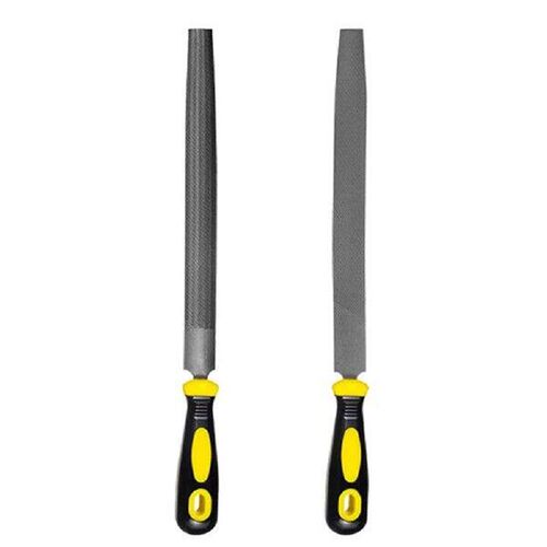 2Pcs 6inch Soft Grip Various Engineers Metal File Set Heavy