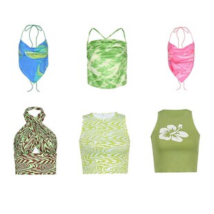 Sexy Gothic Crop Corset Strap Top Spaghetti Black Clothes