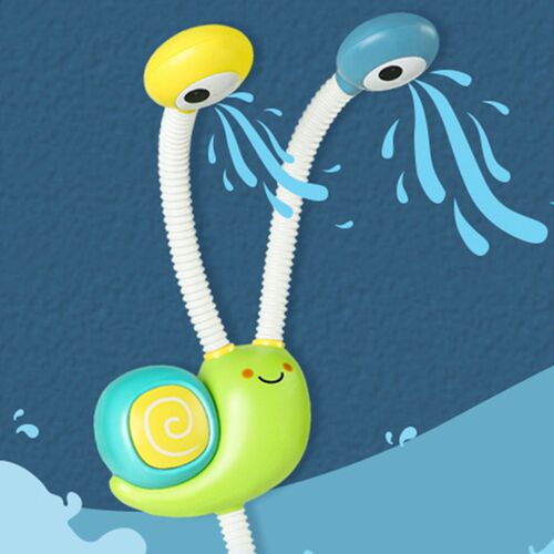 Bath Toys Water Game Snail Spraying Faucet Shower Electric W